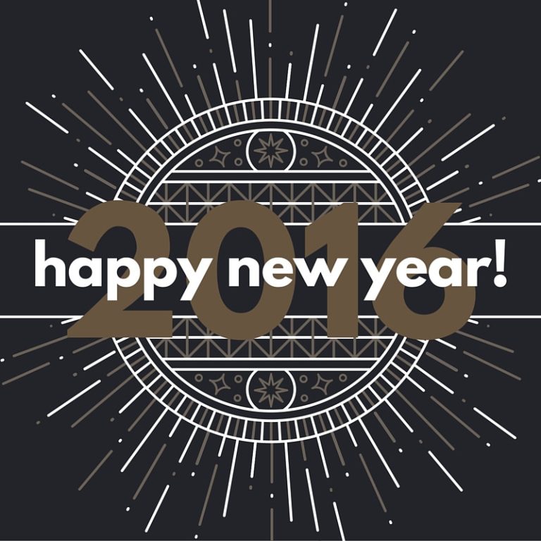 Bye Bye 2015 & Welcome 2016